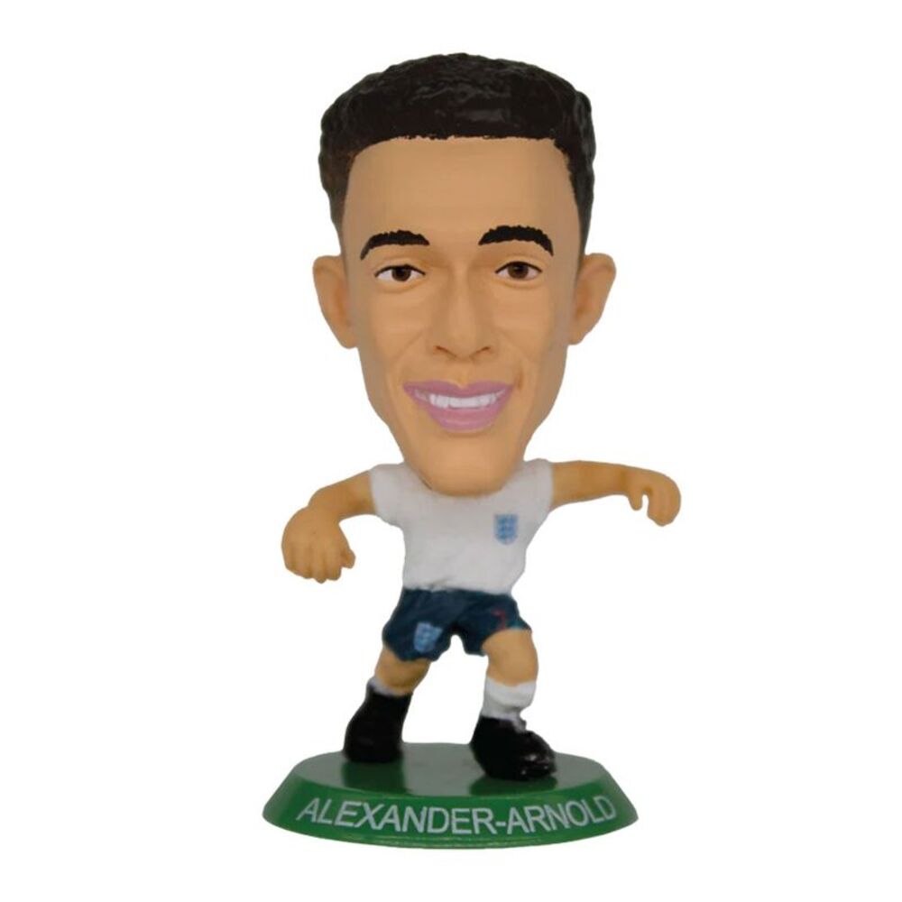 England FA Trent Alexander-Arnold SoccerStarz Football Figurine / White/Dark Blu